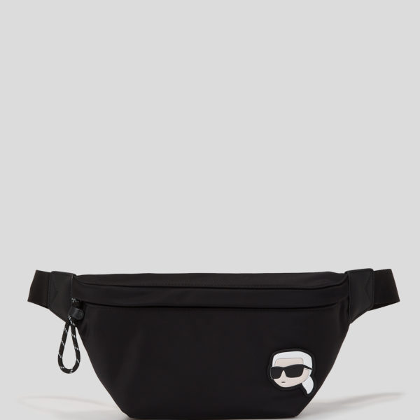 Karl Lagerfeld, Sac Banane En Nylon Ikon, Homme, Noir, Taille: X00 Karl Lagerfeld