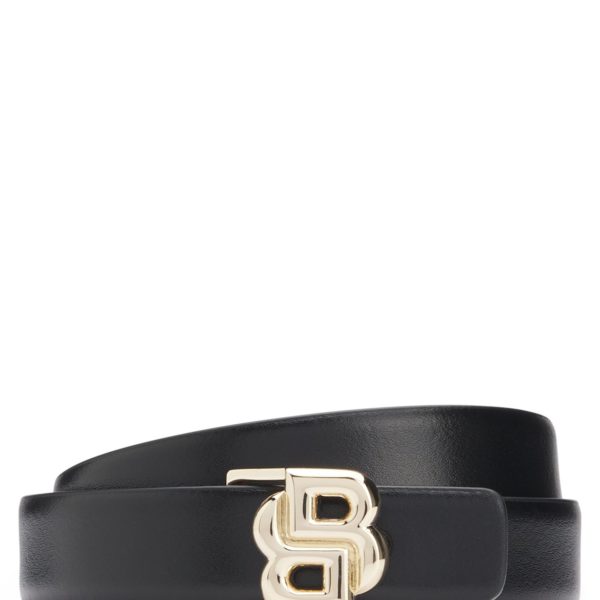 Ceinture en cuir italien réversible avec boucle à monogramme Double B – Hugo Boss